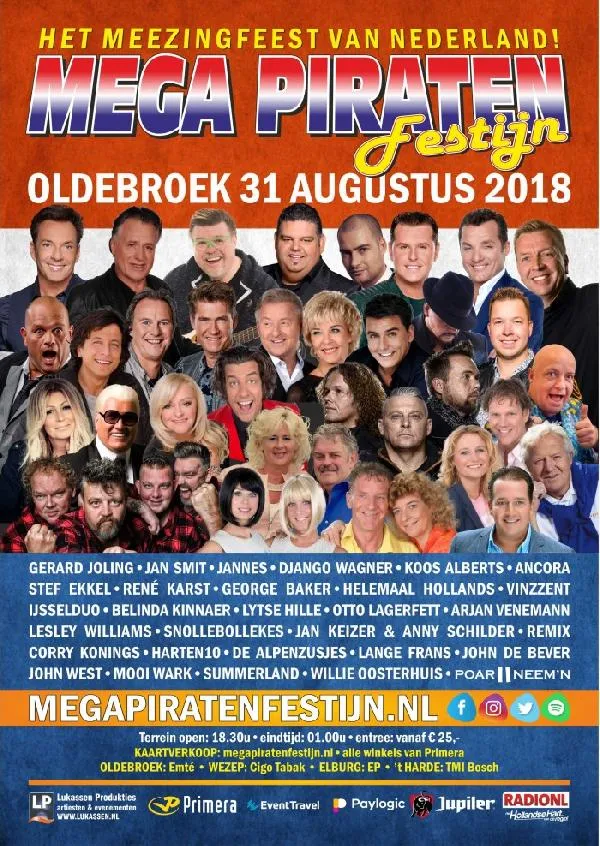 Mega Piraten Festijn terug naar Oldebroek Mega Piraten Festijn terug naar Oldebroek