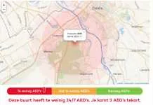 Te weinig AED’s in Hattem?