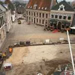 Bestrating Markt vordert gestaag