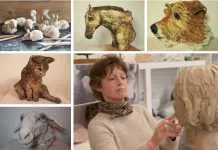 Wandelexpositie met workshop dieren boetseren