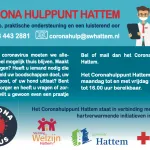 Coronahulppunt Hattem voor hulp of een gesprek
