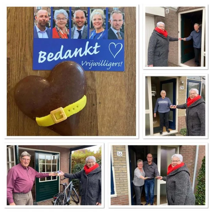 bedankt vrijwilligers