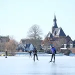 Schaatsen op de Hoenwaard
