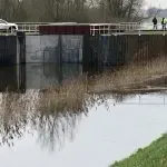 Keersluis Bastion gesloten door het waterschap