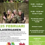 Lasergamen in de voorjaarsvakantie voor jongeren
