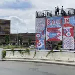 Bekijk de Spoorzone Zwolle vanuit een 9 meter hoge uitkijktoren