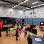 Tafeltennisfeest voor 6 tot 9-jarigen bij Smash’70