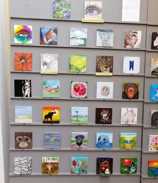 10x10 schilderij kunstmarkt