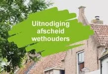 Uitnodiging afscheid wethouders