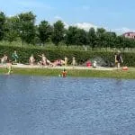 De spetterplas op het Hanzepark is vandaag weer open