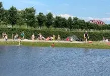 De spetterplas op het Hanzepark is vandaag weer open