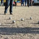 Petanque in de herfst