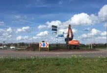 Herinrichting rotonde Geldersedijk is begonnen