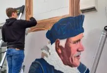 Muurschideringen in kader van Hanze-jubileum