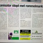 Na 26 jaar stopt de marktmeester weloverwogen