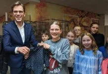 St. Andreasschool trapt textielrace af