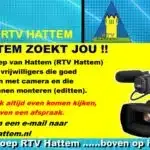 RTV Hattem zoekt mensen achter de lenzen