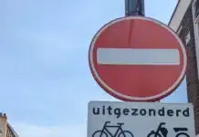 Winkels open, fietsers lopen