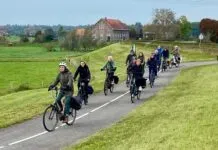 Andreascantorij fietst van concert naar concert