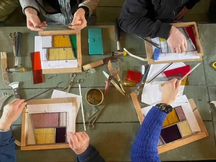 Glas in lood workshop