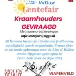 Zalk naar de Alpe-Lentefair zoekt kraamhouders
