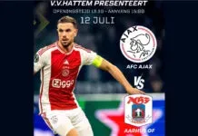 Oefenwedstrijd Ajax – Aarhus GF in Hattem