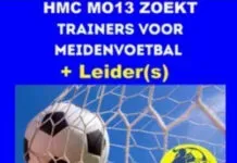 HMC MO13 zoekt met spoed trainers/leiders