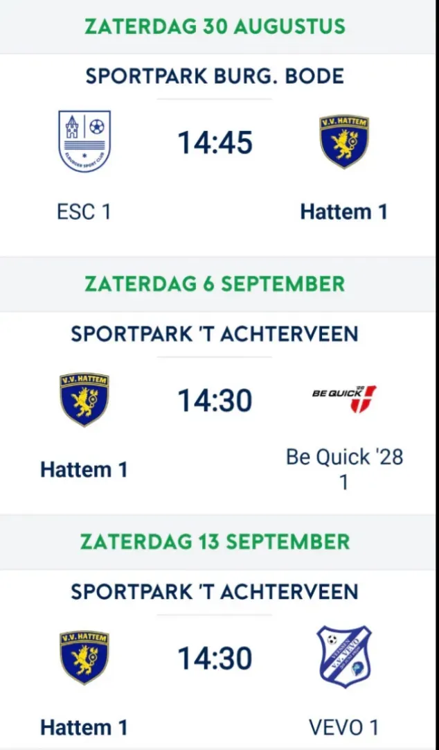 start vv Hattem 1