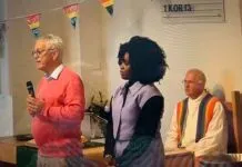 Een kleurrijke dienst met unieke momenten