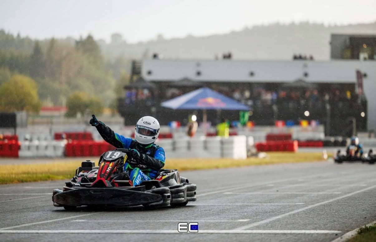 Michiel Wolters Europees kampioen Junior Karten 2026